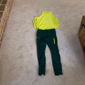 Fabletics two piece workout set